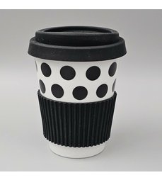 hrnek cestovní TO GO černý puntík.jpg