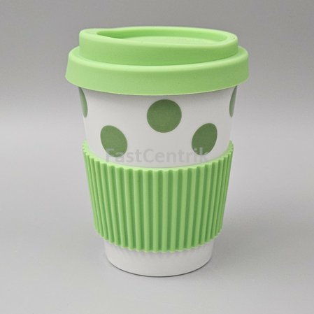 hrnek cestovní TO GO zelený puntík.jpg
